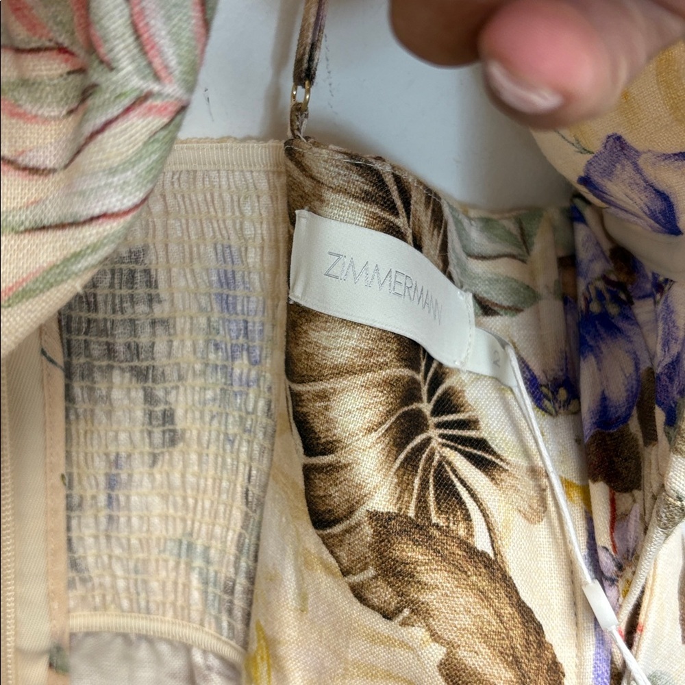 Zimmermann COCO TIE FRONT MIDI DRESS - Picture 6 of 7
